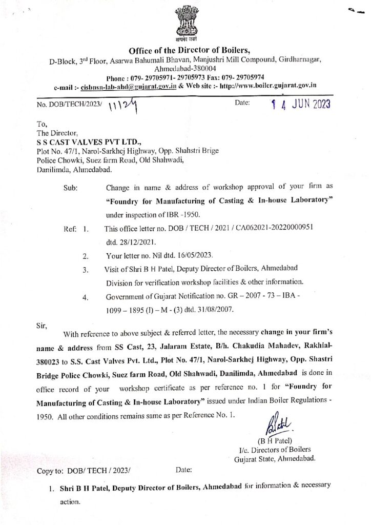 IBR FOUNDRY registration certificate - SS Cast Valves Pvt Ltd-1 1